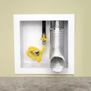 DBX1000 Plastic Dryer Vent Wall Box With Trim Ring
